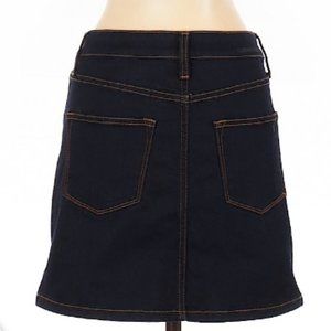 2-Tone Blue Denim Skirt